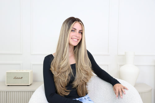 Beka 101 | Dark brown with blond highlights Wig