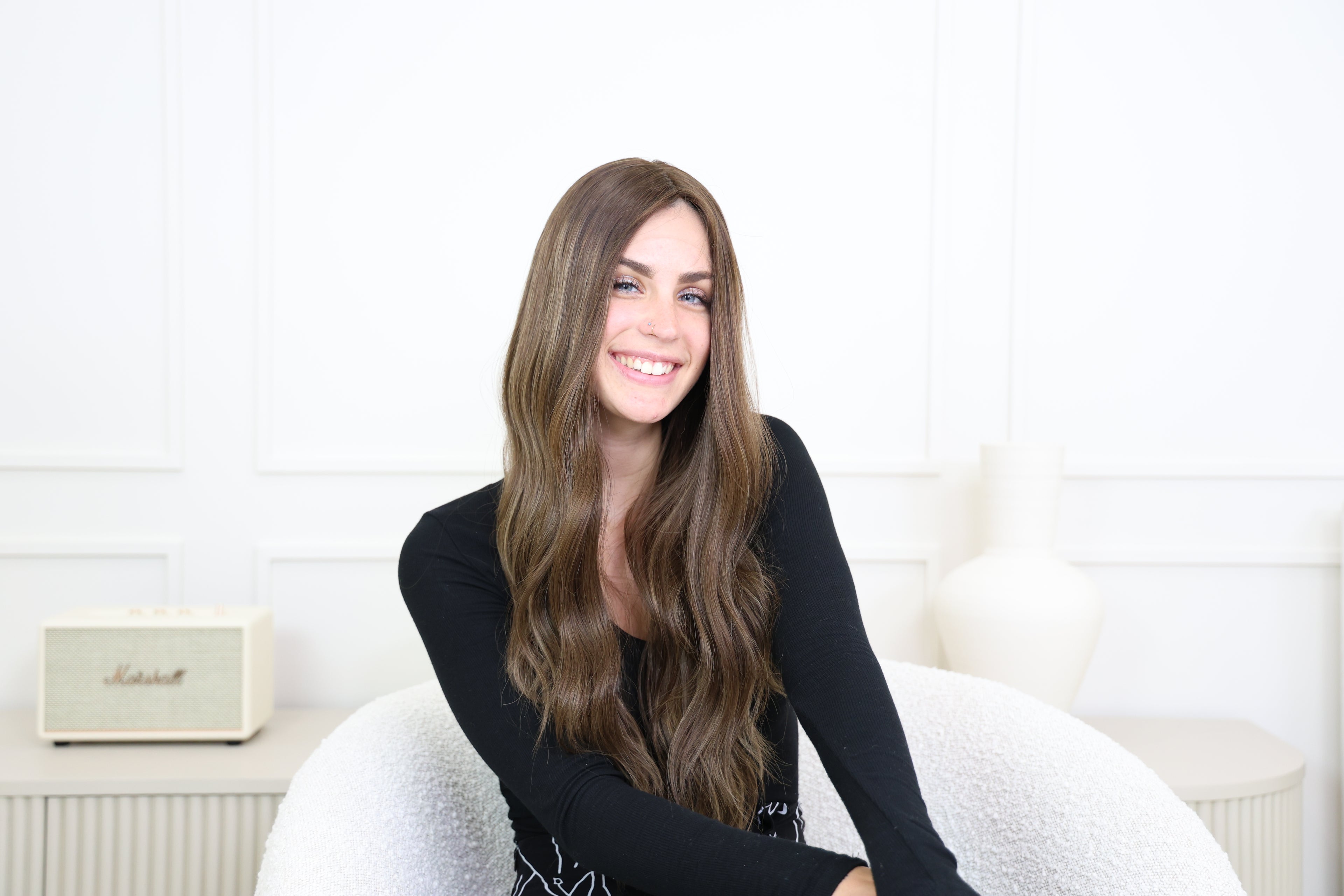 Beka Basic line 26" | Ash Brown with Blond highlights