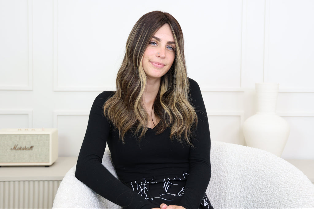 Beka Basic line 18" | Brown with blond balayage