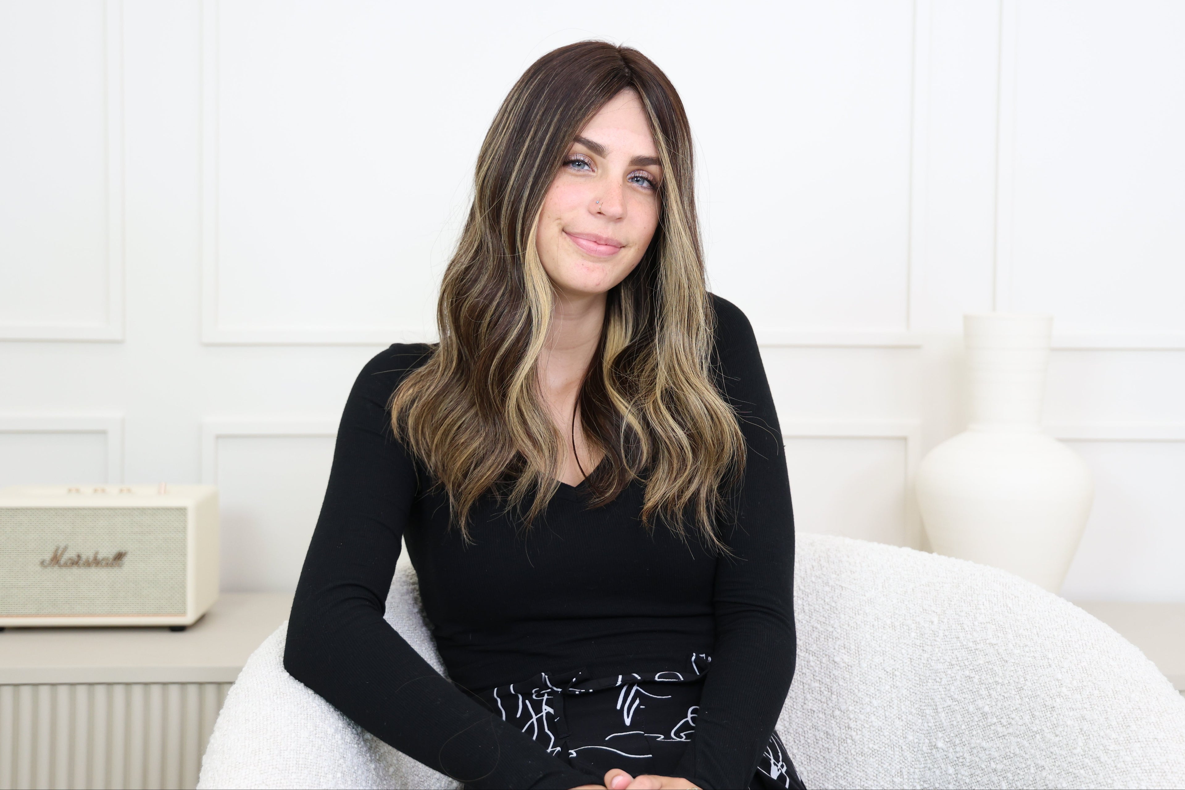 Beka Basic line 18" | Brown with blond balayage