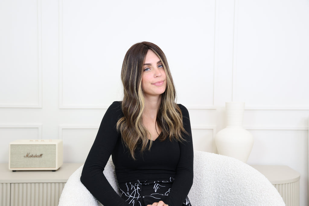 Beka Basic line 18" | Brown with blond balayage