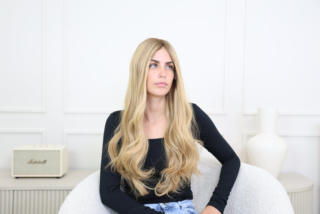 Beka 101 | Dark brown with blond highlights Wig