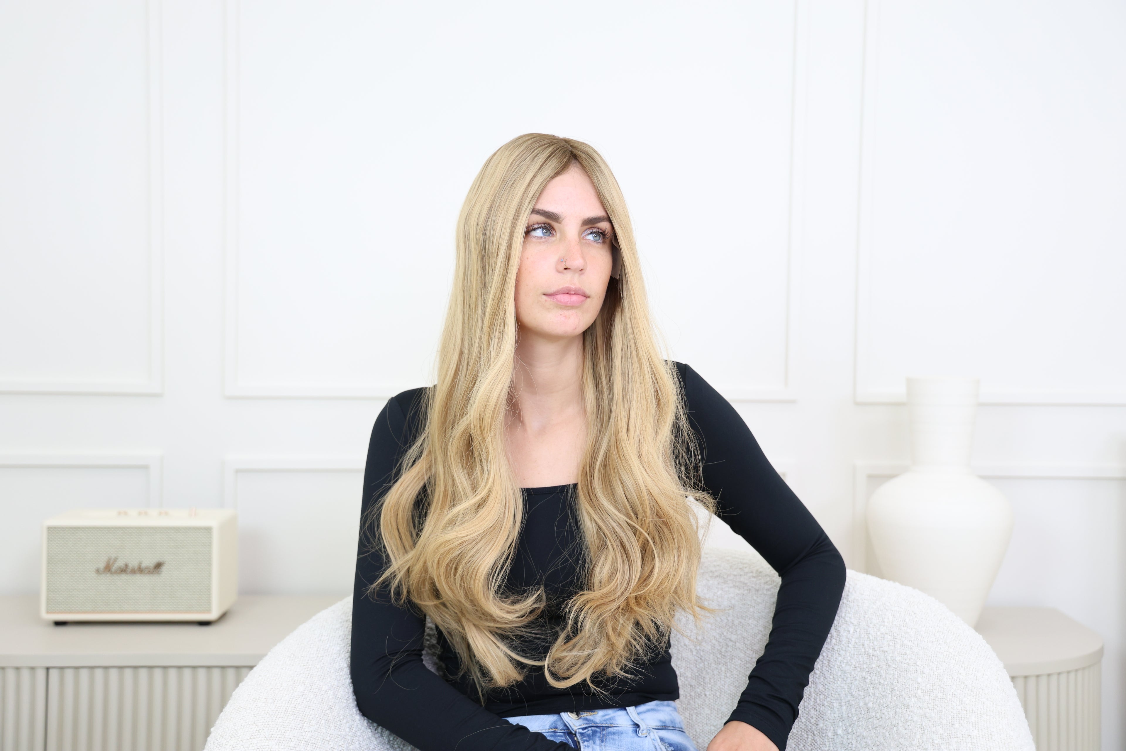 Beka 101 | Dark brown with blond highlights Wig