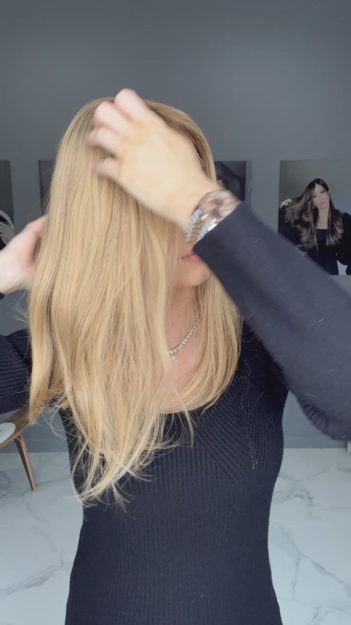 Beka Basic line 18" | Golden blond blend Wig