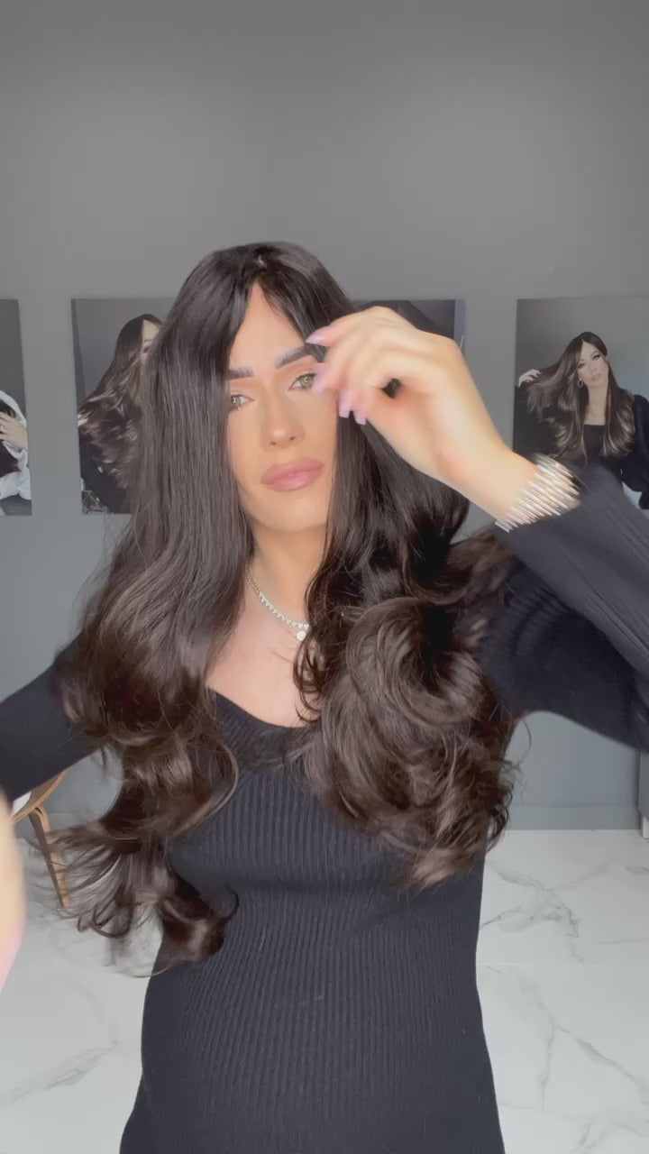 Beka Basic line 28" | Black Wig