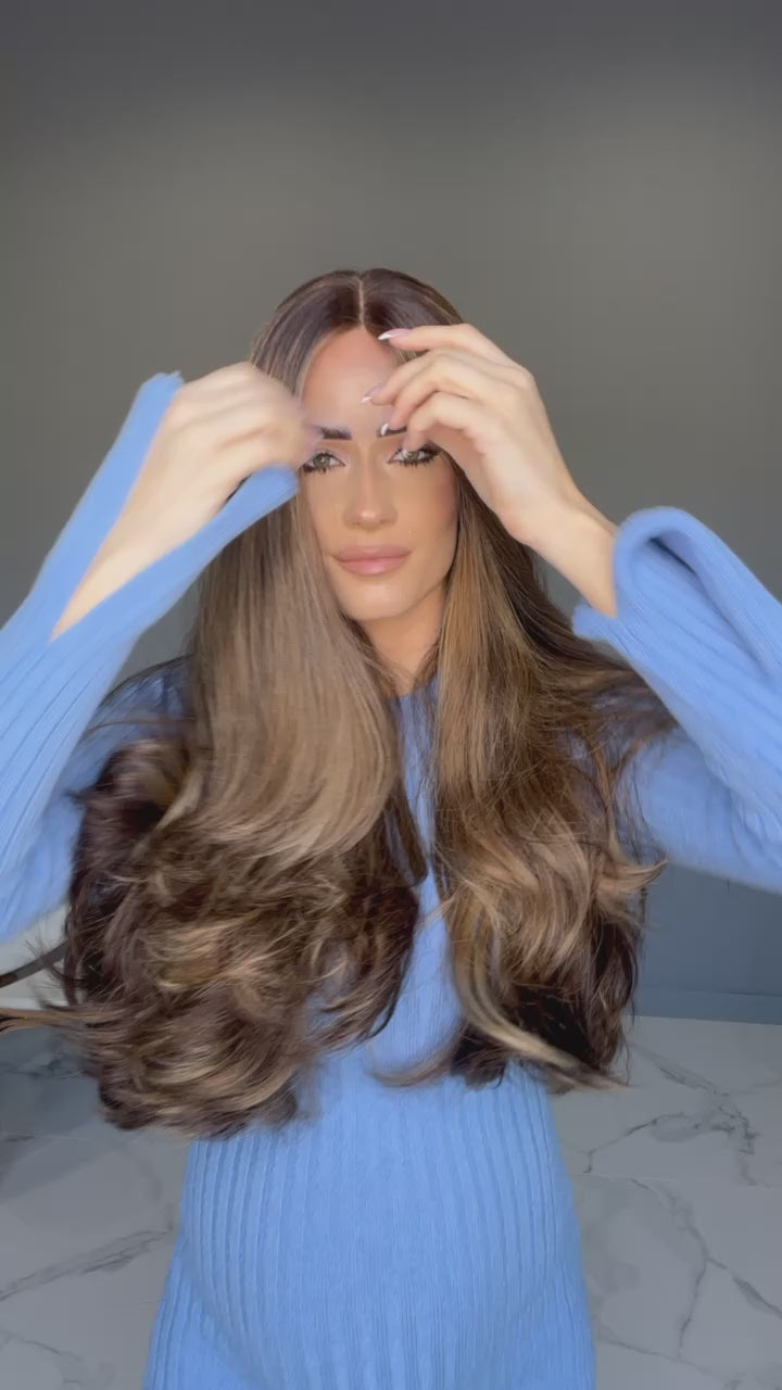 Beka 249 l Light brown with honey balayage Wig