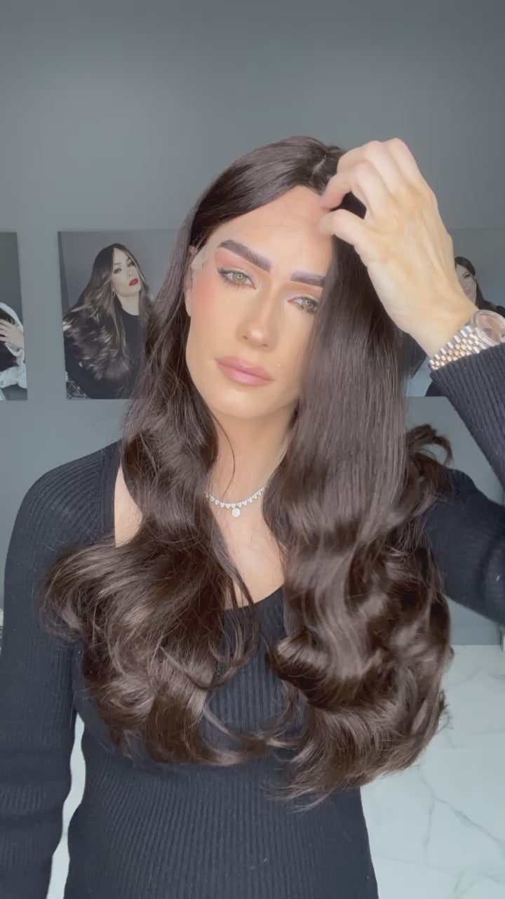 Beka Basic line 26" | Black brown Wig