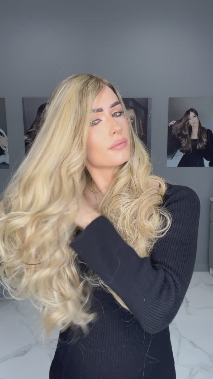 Beka Basic line 28" | Ice blond blend Wig