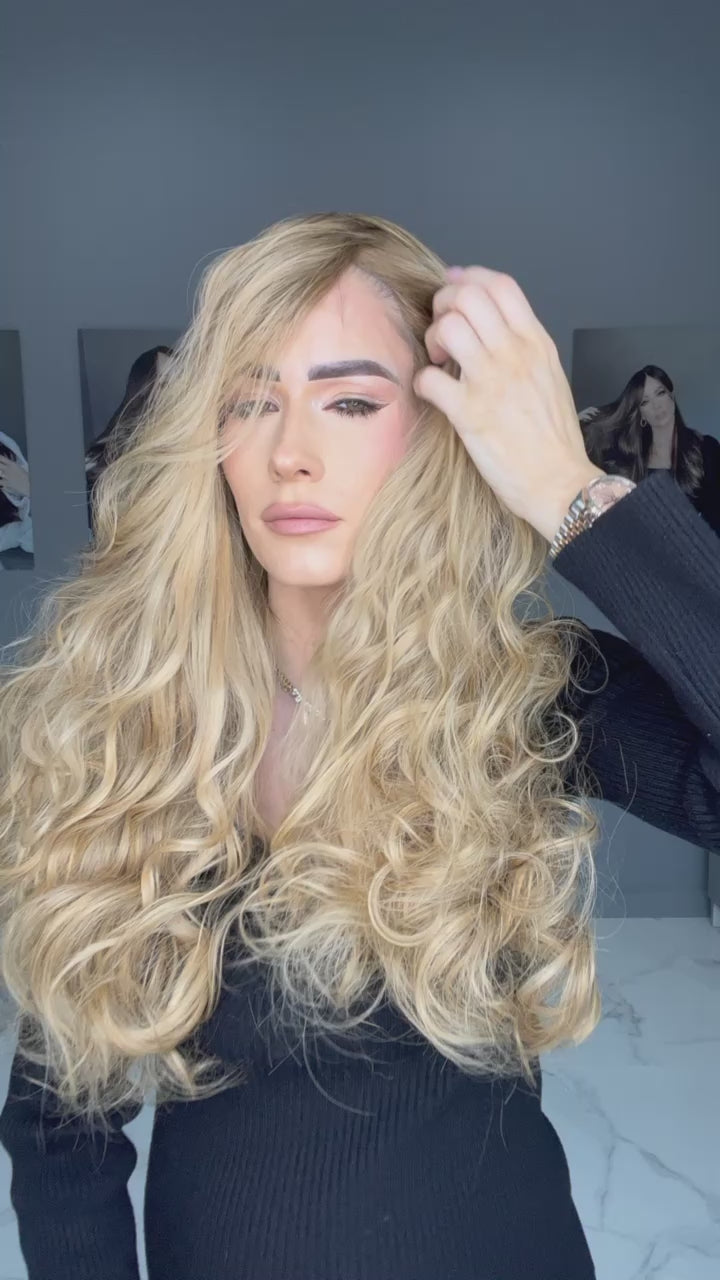 Beka Basic line 28" | Golden blond blend Wig