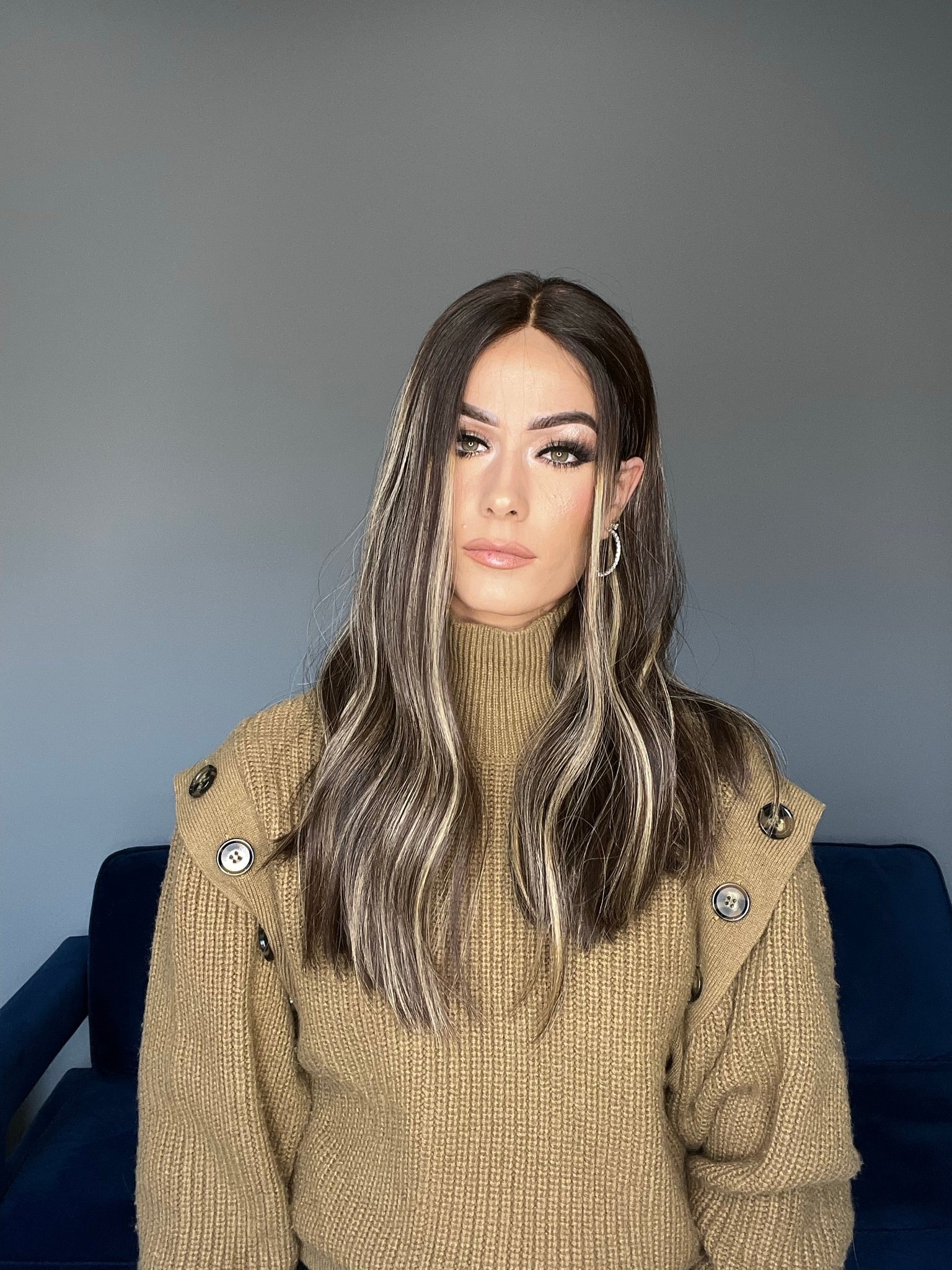 Beka 158 l brown with ice blond highlights Wig