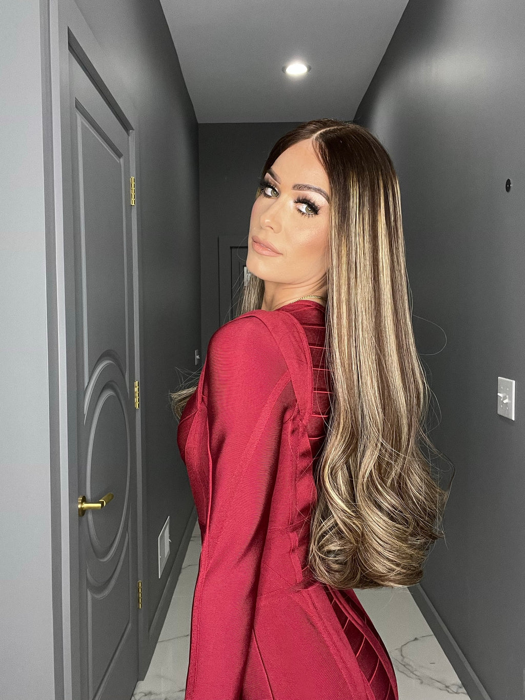 Beka 170 - Ice blond balayage Wig