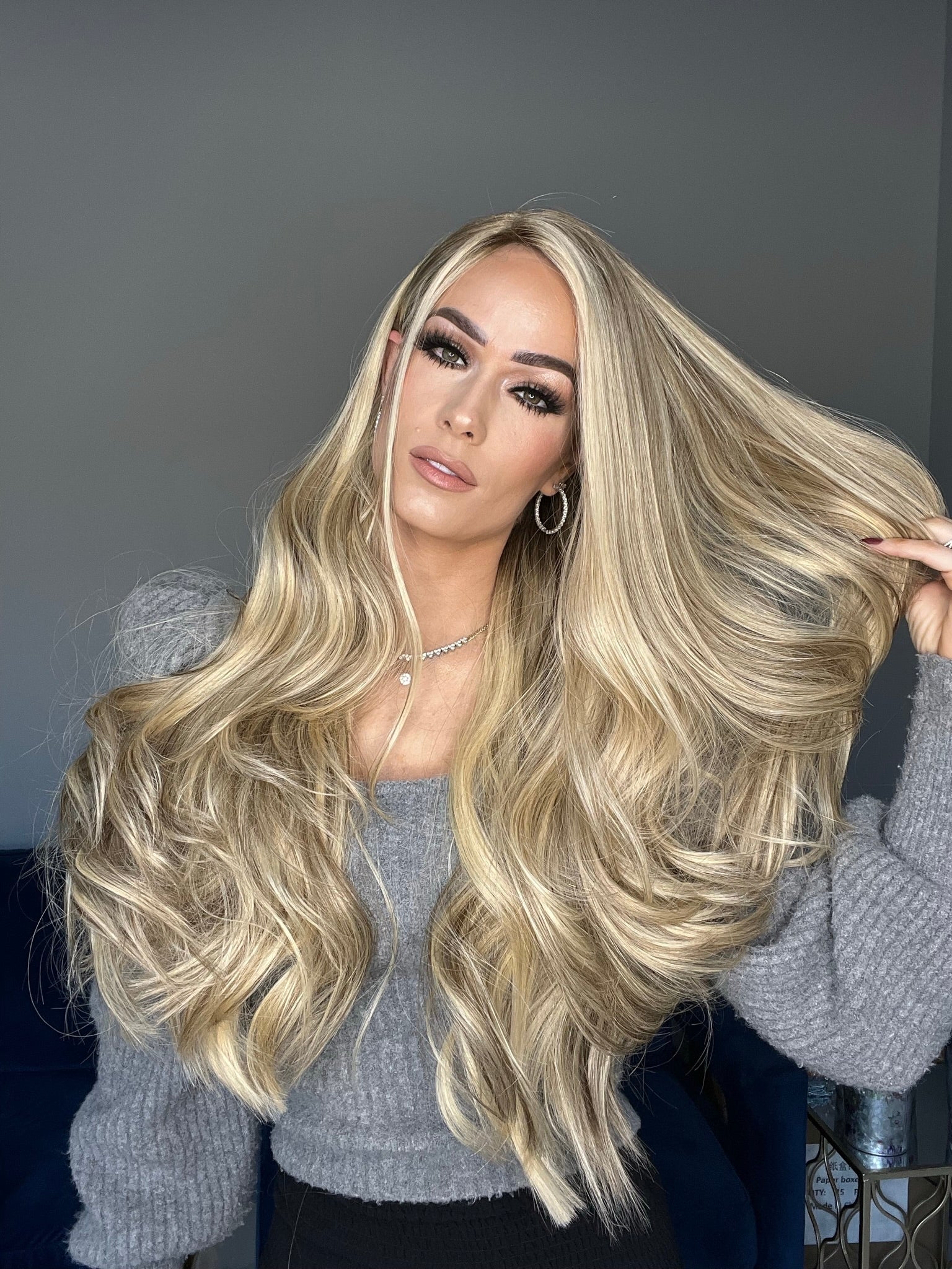 Beka 171 - Ice blond with dirty blond balayage Wig