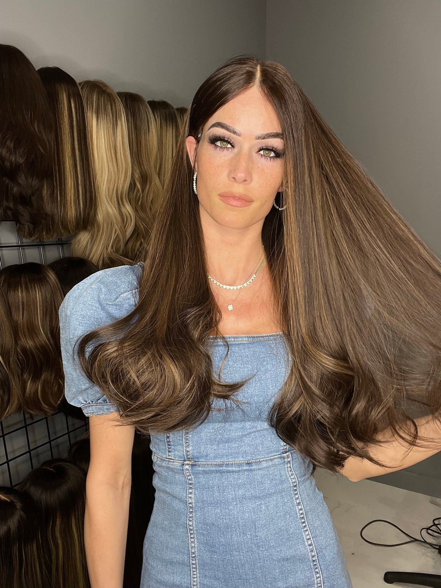 Beka 181 - Brown with light brown highlights Wig