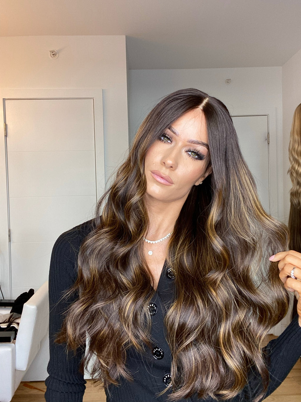 Beka 198 | Brown with honey balayage Wig