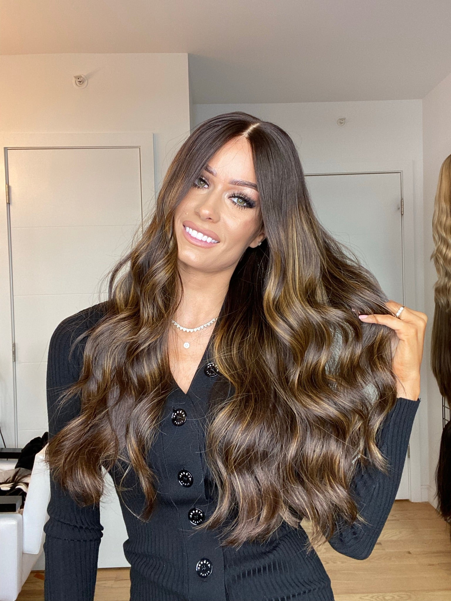 Beka 198 | Brown with honey balayage Wig