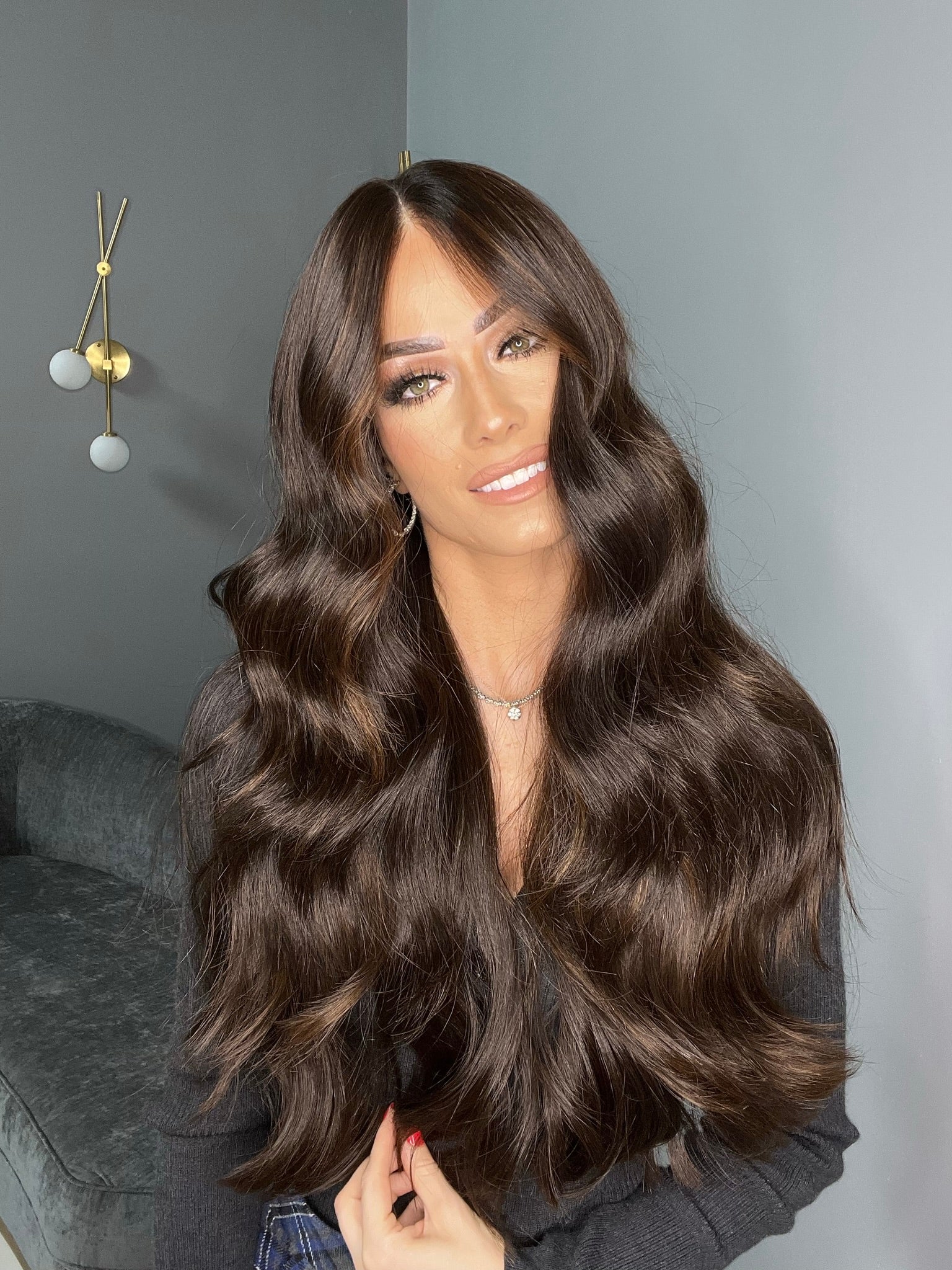 Beka 200 | Brown with copper highlights Wig