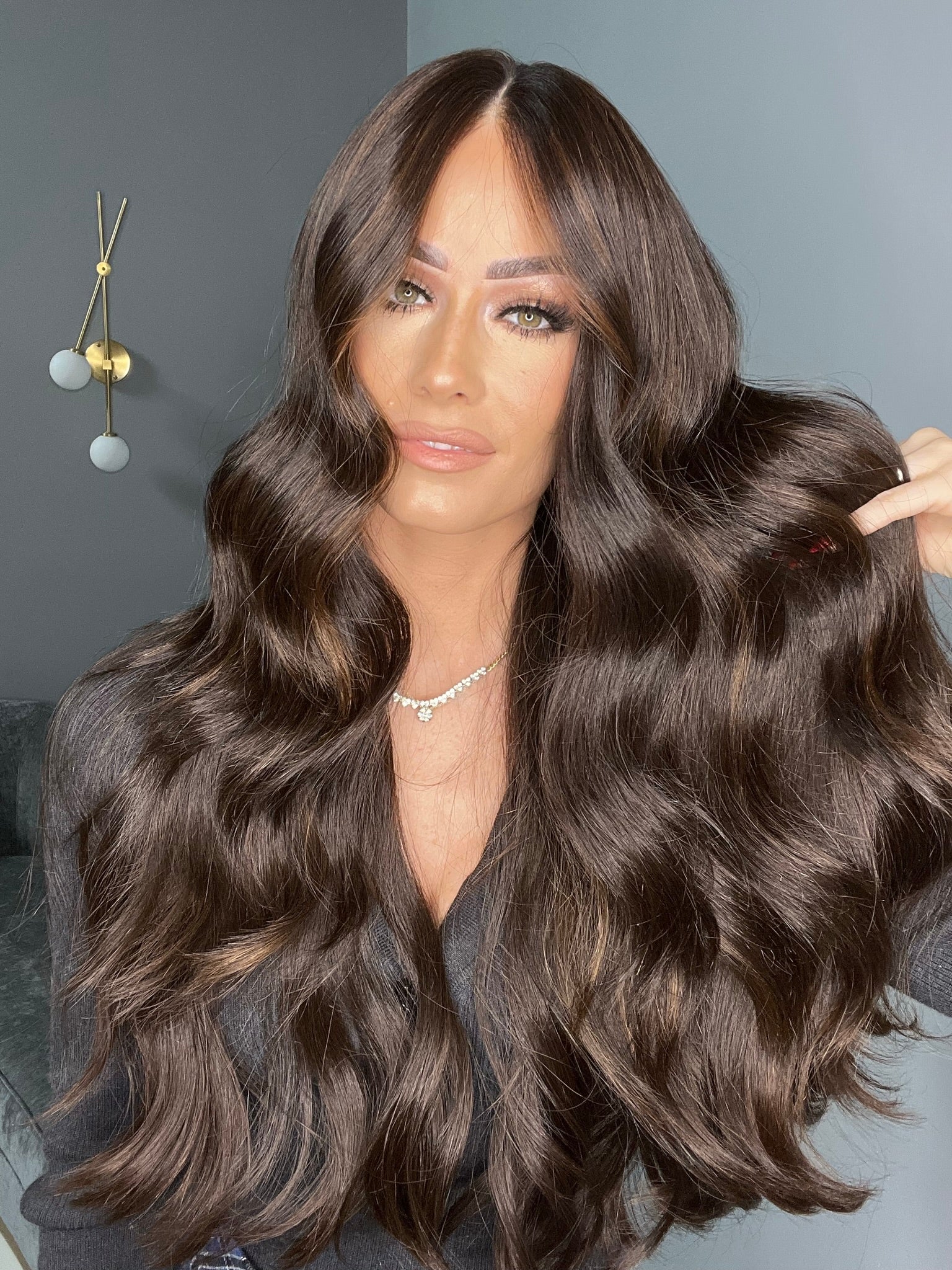 Beka 200 - Brown with copper highlights Wig