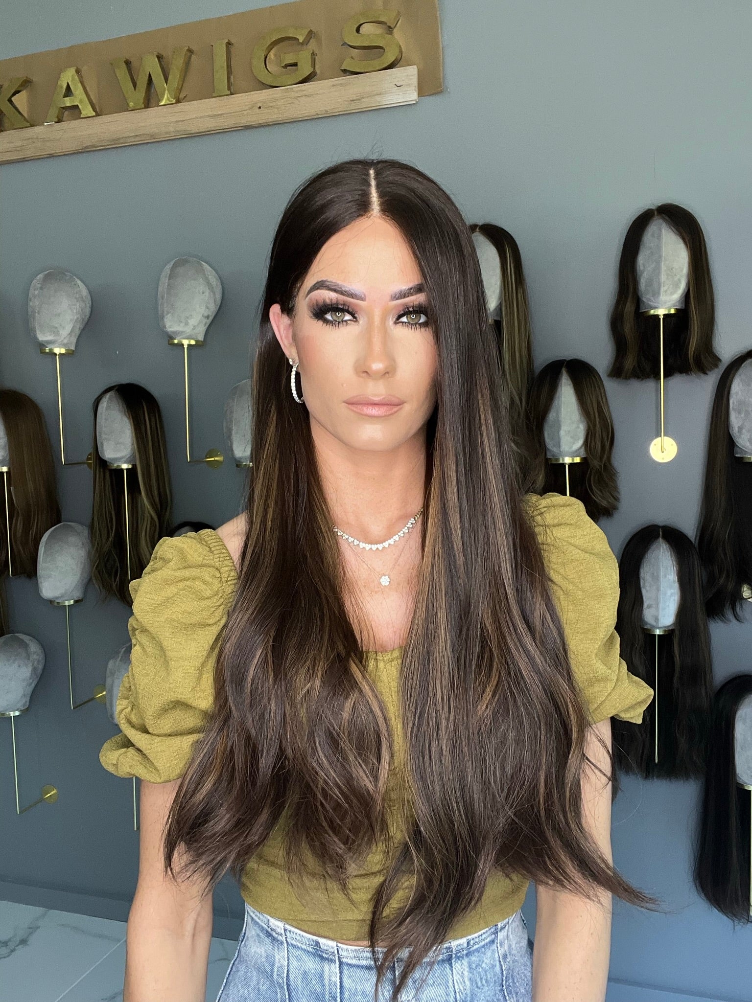 Beka 223 - Dark brown with soft highlights  Wig