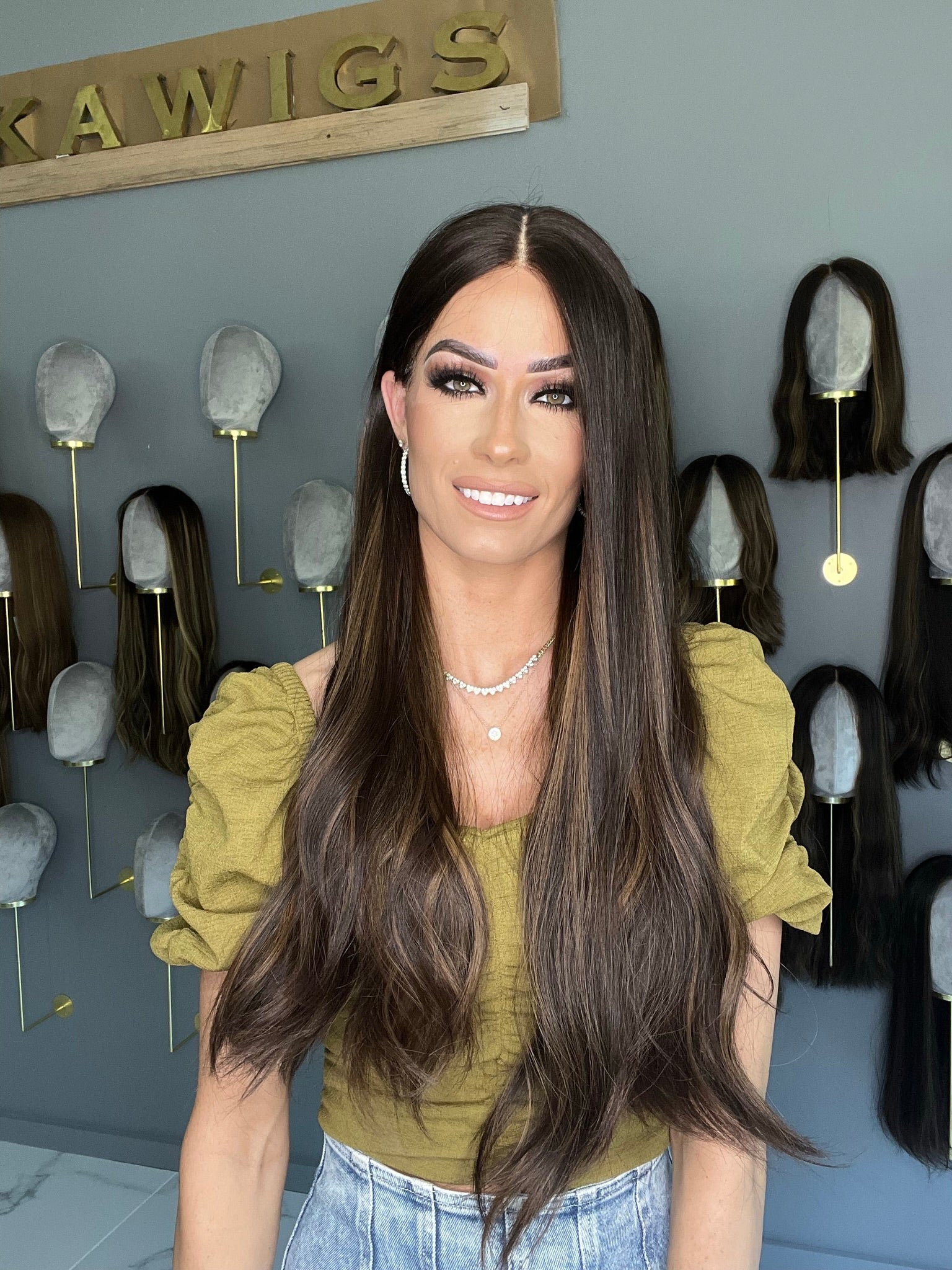 Beka 223 - Dark brown with soft highlights  Wig