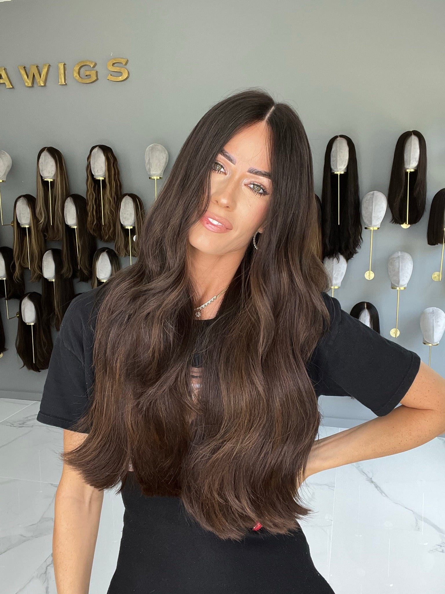 Beka 229 l Black to brown/black with coffee highlights Wig