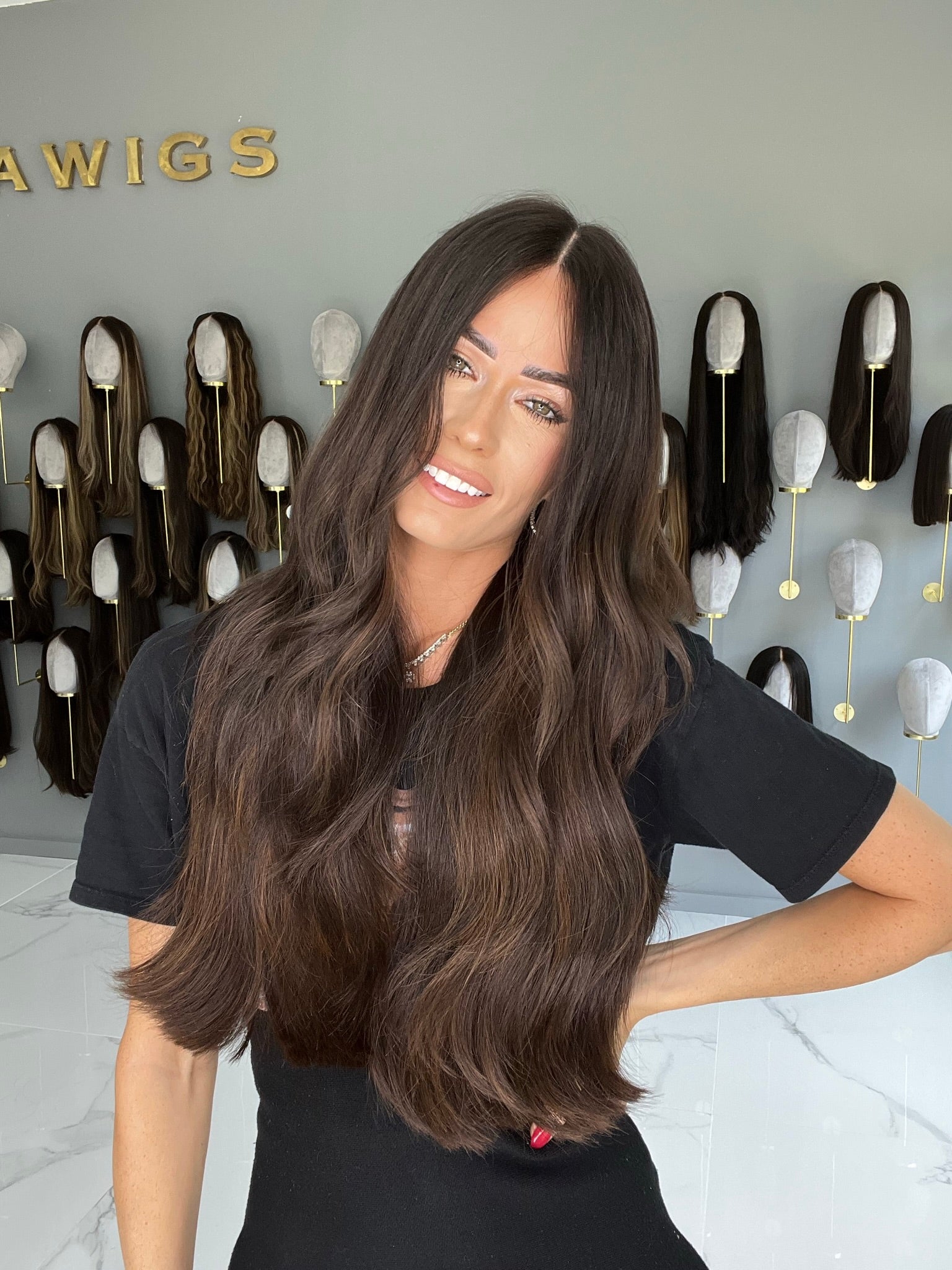 Beka 229 l Black to brown/black with coffee highlights Wig