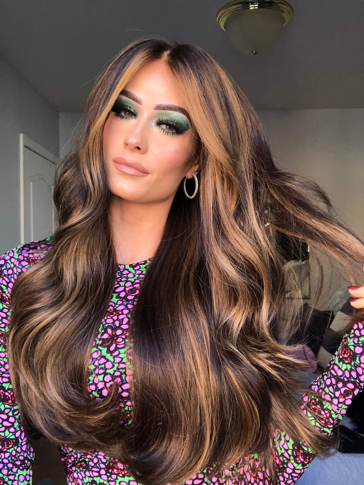 Beka 117 - caramel balayage with money pieces Wig