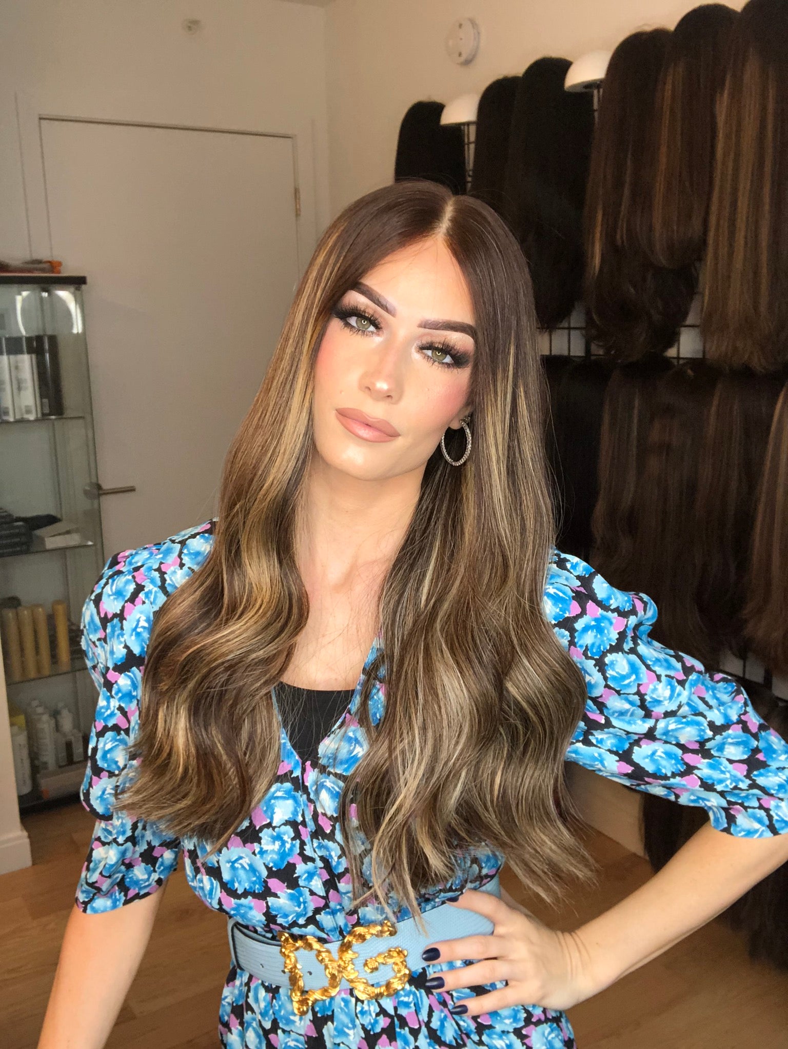 Beka 128 - brown with blonde highlights Wig