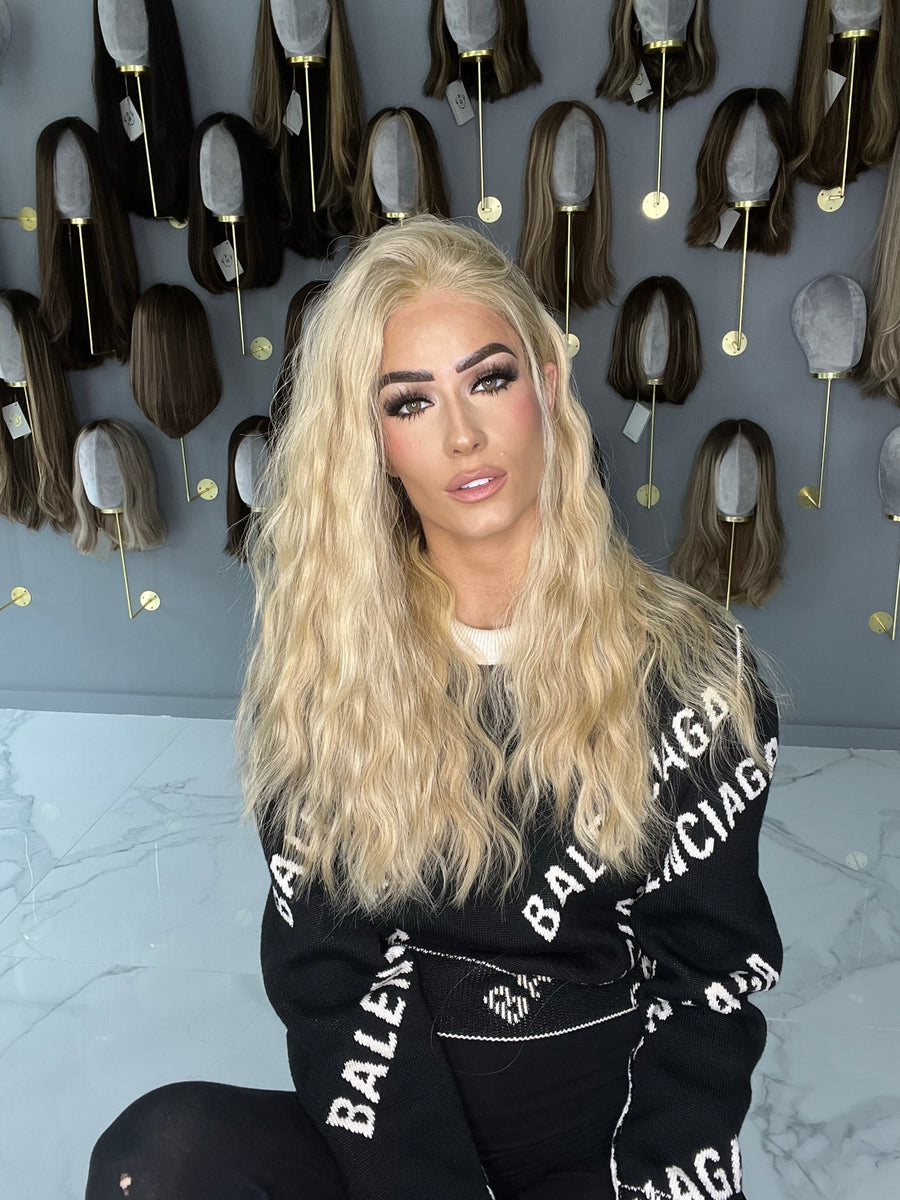 ice blonde wig
