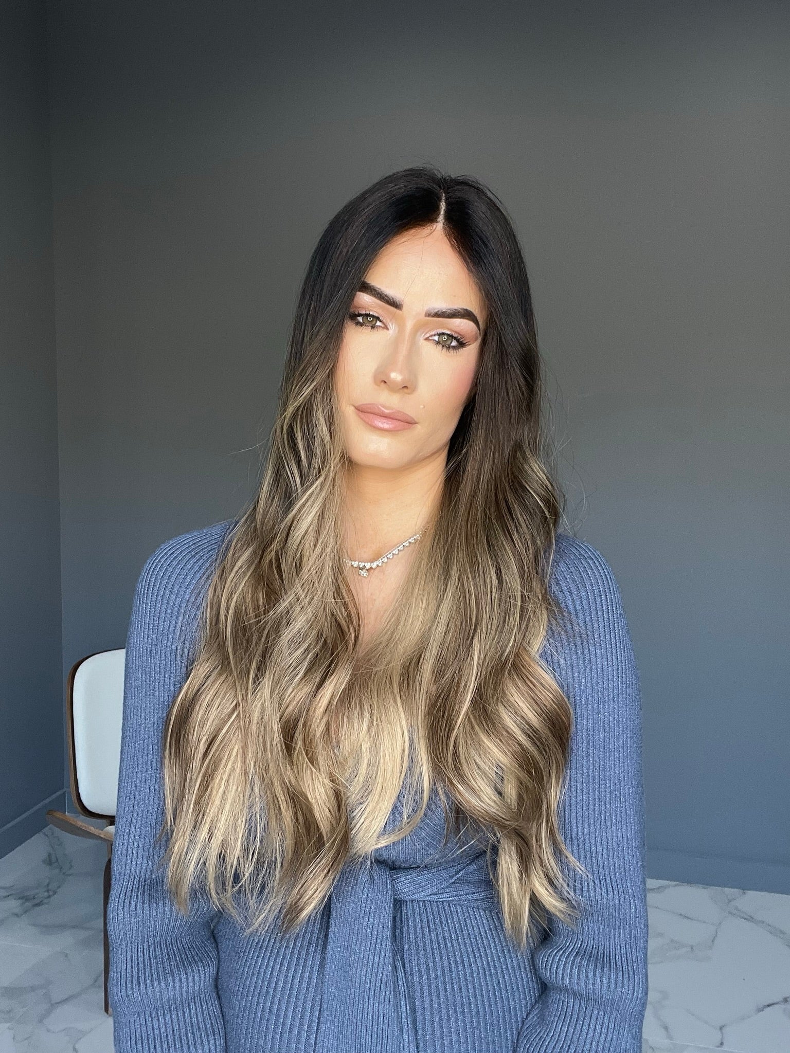 Beka 246 l Black to ash blond ombre Wig