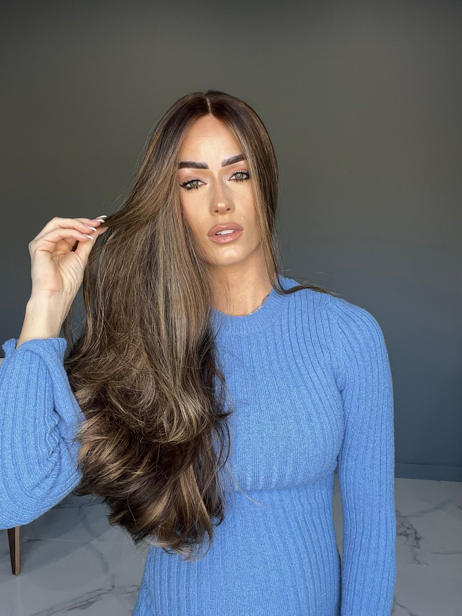 Beka 249 - Light brown with honey balayage Wig