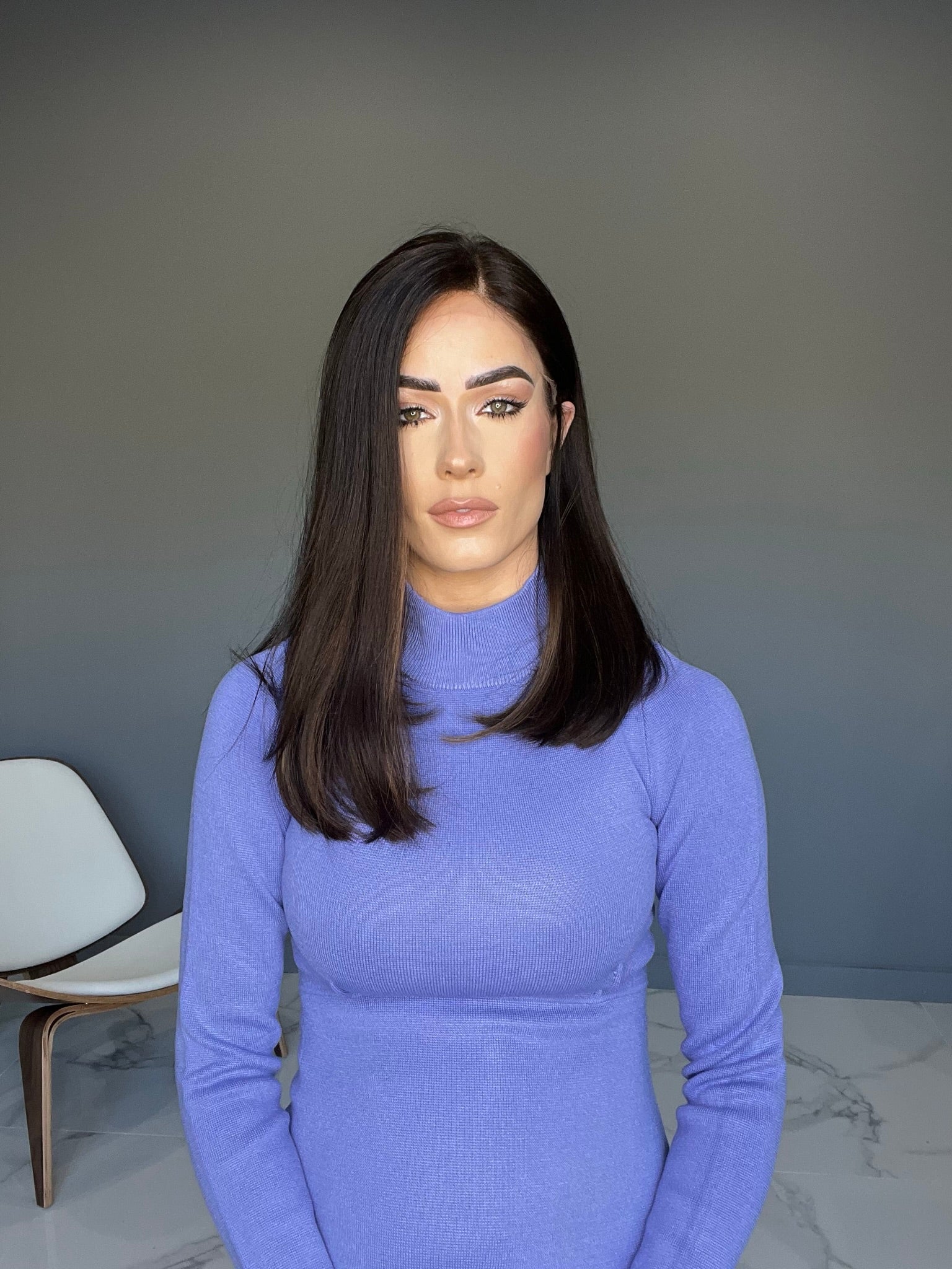 Beka 248 l Black to dark brown with caramel highlights Wig