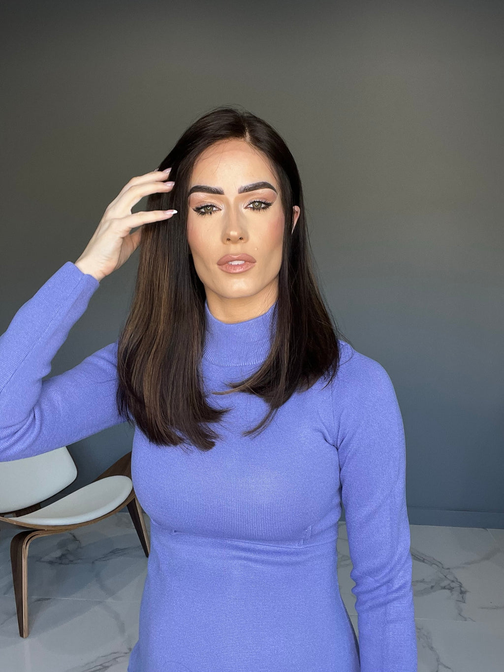 Beka 248 - Black to dark brown with caramel highlights Wig