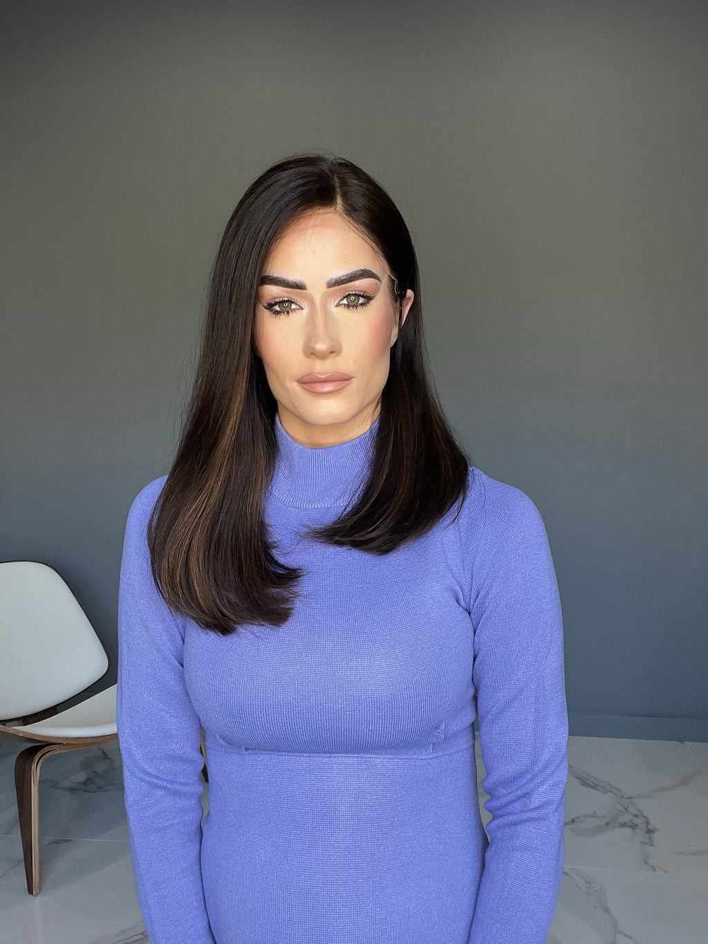 Beka 248 - Black to dark brown with caramel highlights Wig