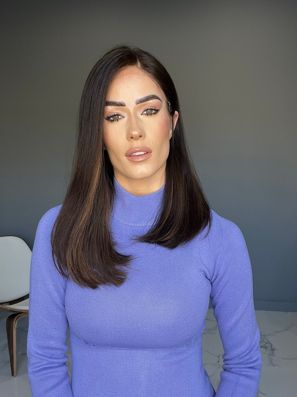 Beka 248 l Black to dark brown with caramel highlights Wig