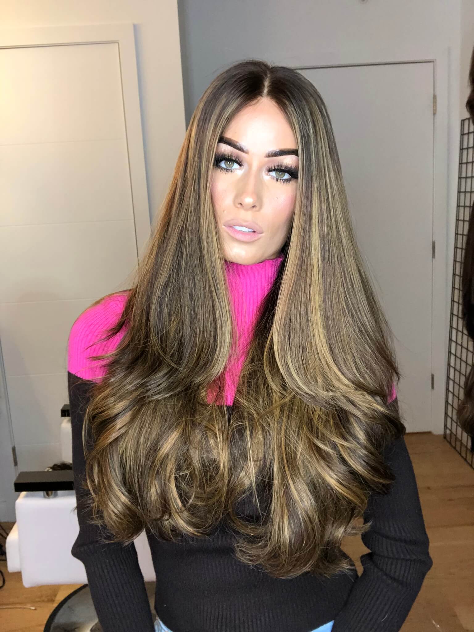 Beka 115 l brown with honey balayage Wig