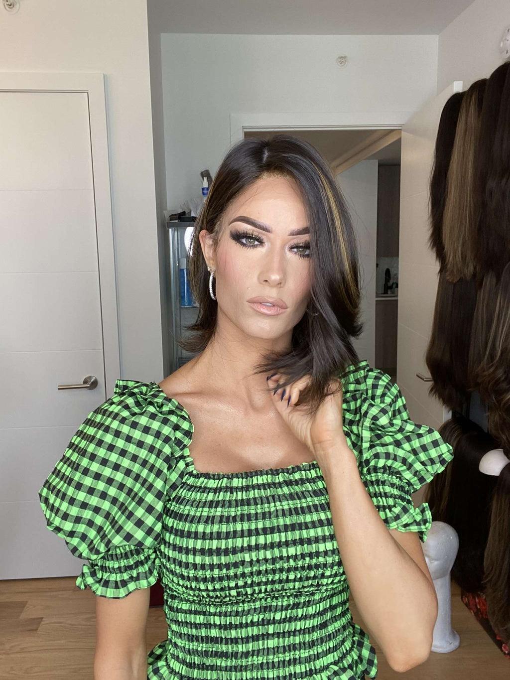 Beka 101 | Dark brown with blond highlights Wig