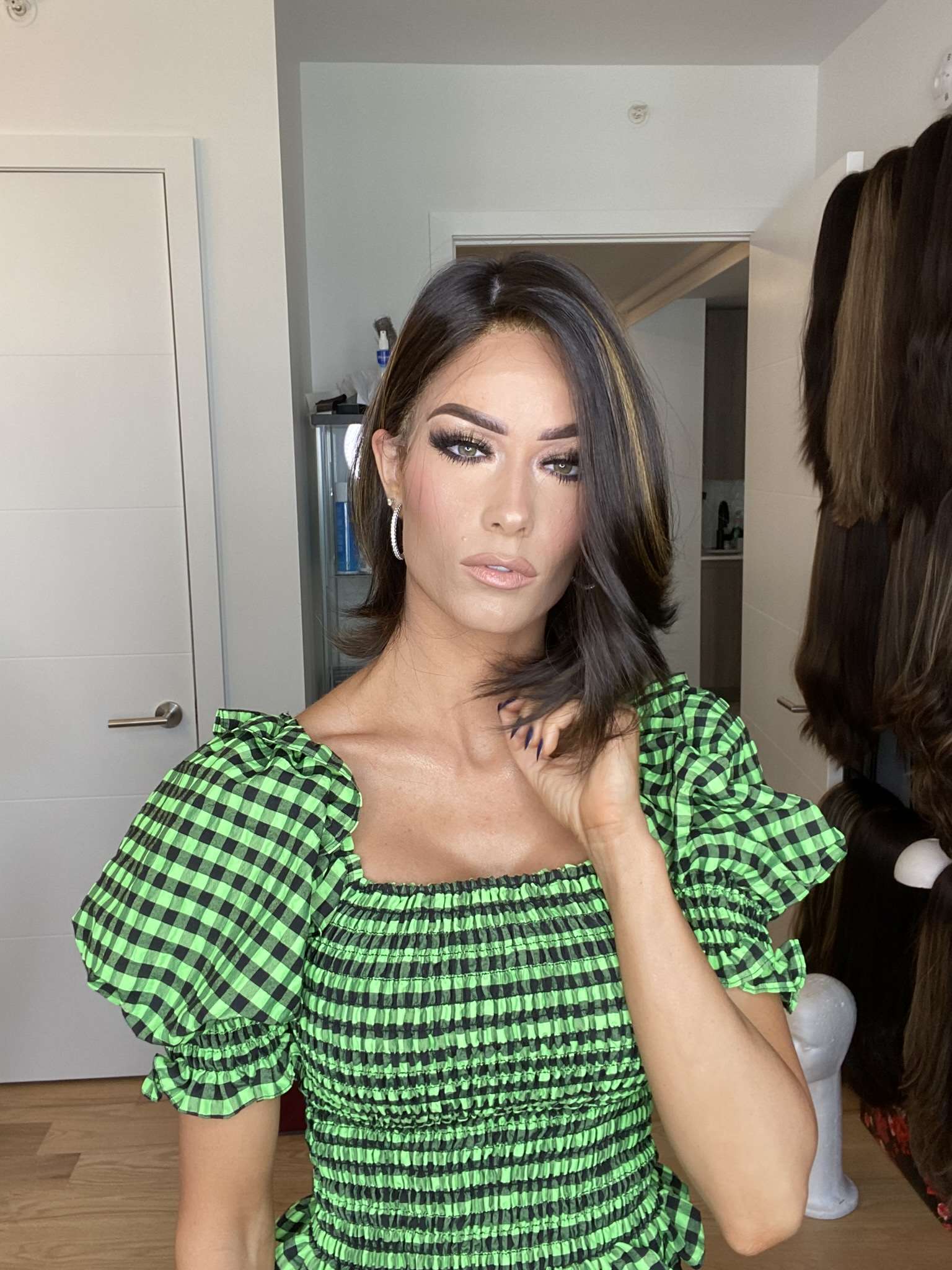 Beka 101 | Dark brown with blond highlights Wig