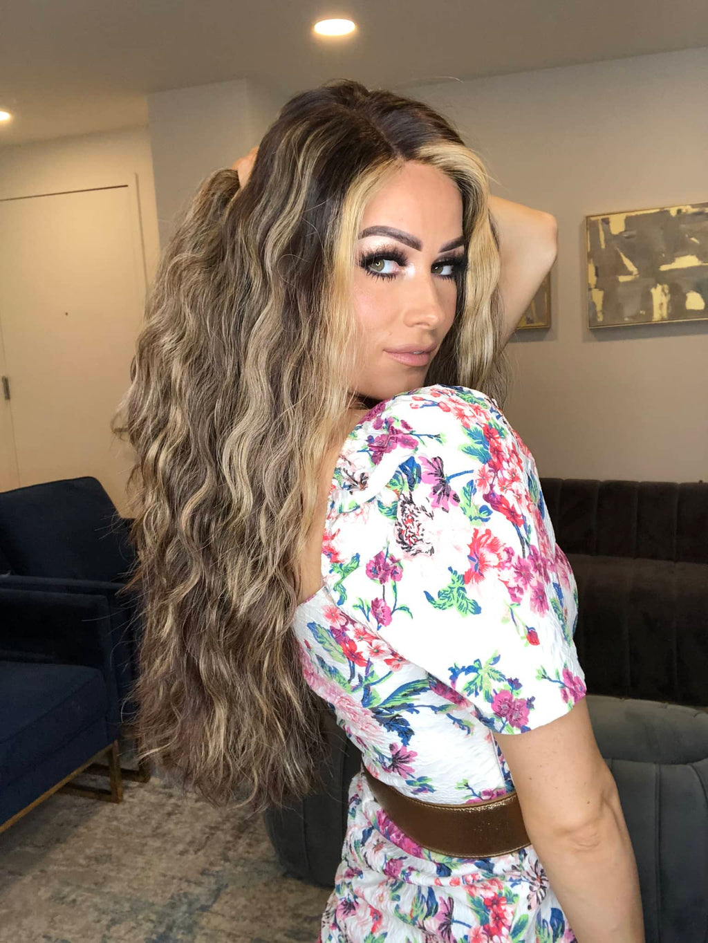 Beka 110 - blonde balayage with money pieces Wig