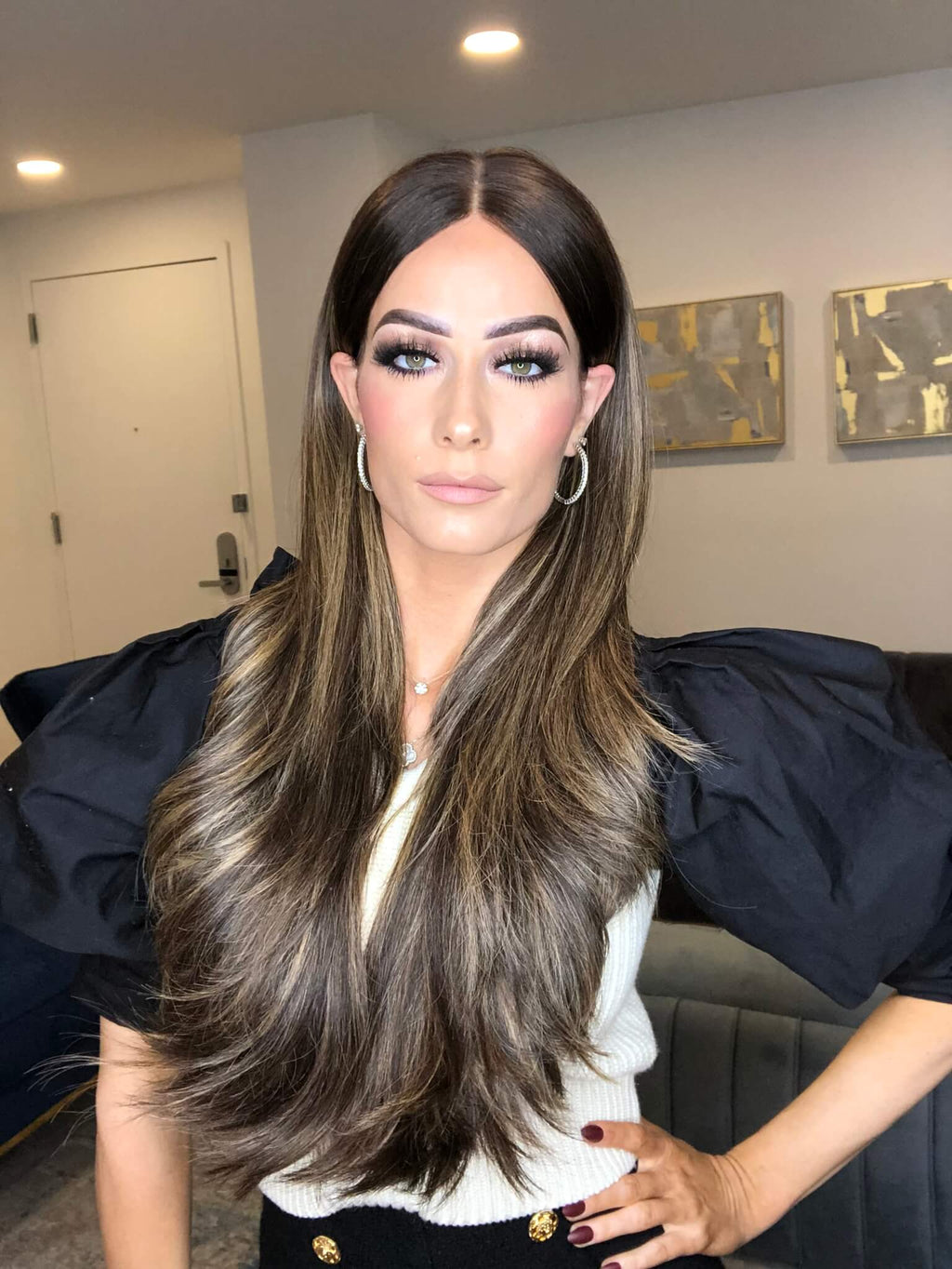 Beka 116 l brown with honey balayage Wig