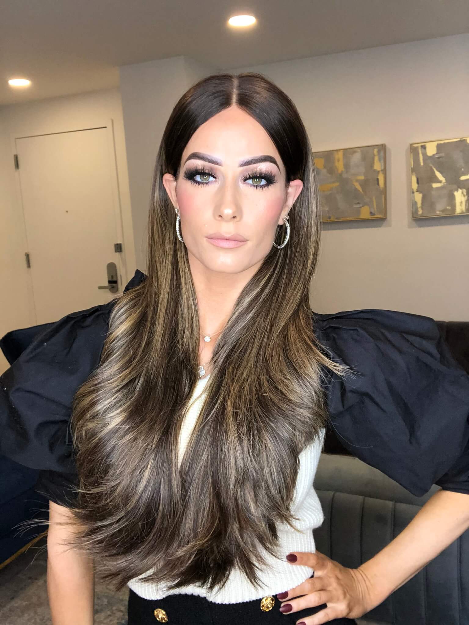 Beka 116 l brown with honey balayage Wig