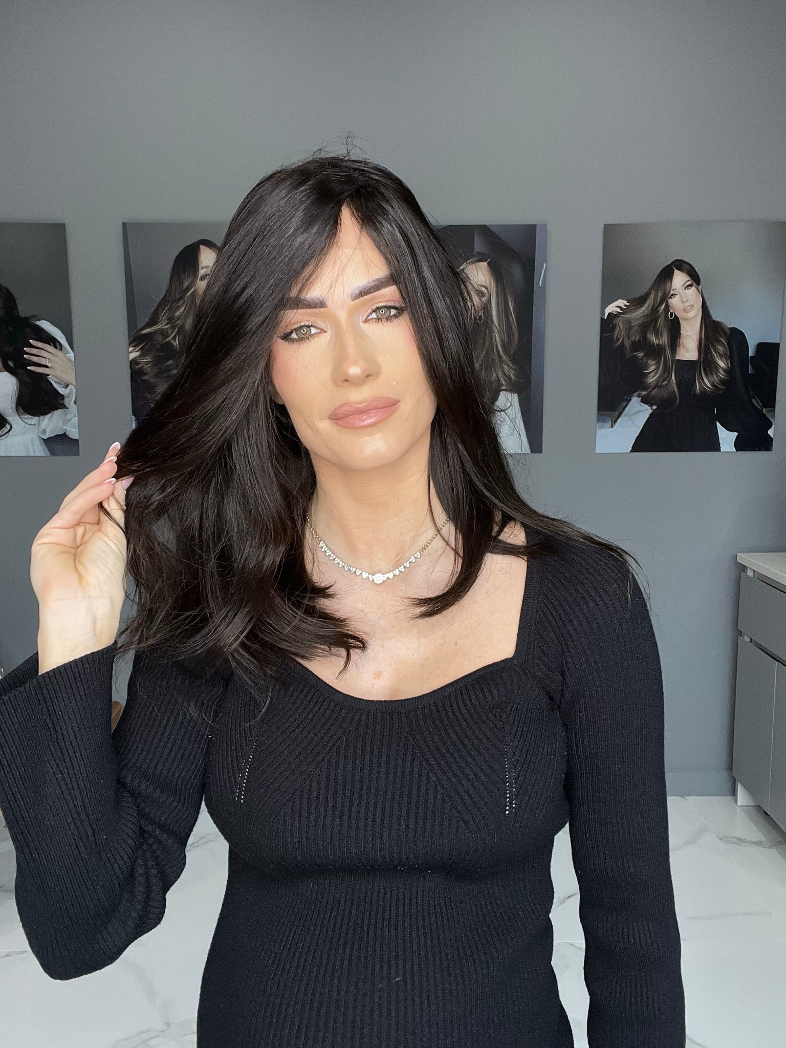 Beka Basic line 18" | Black Wig