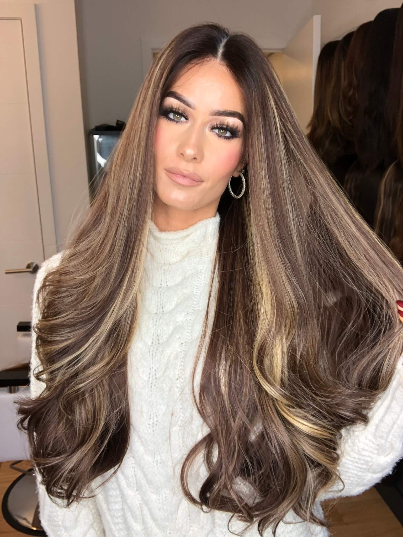 Beka 115 - brown with honey balayage Wig