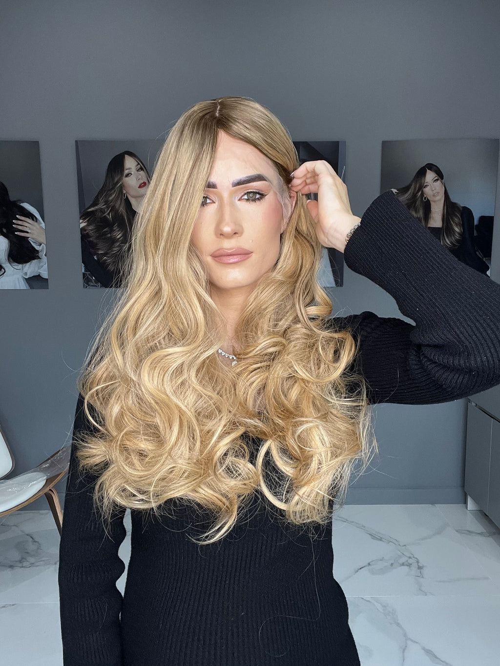 Beka Basic line 26" | Golden blond blend Wig