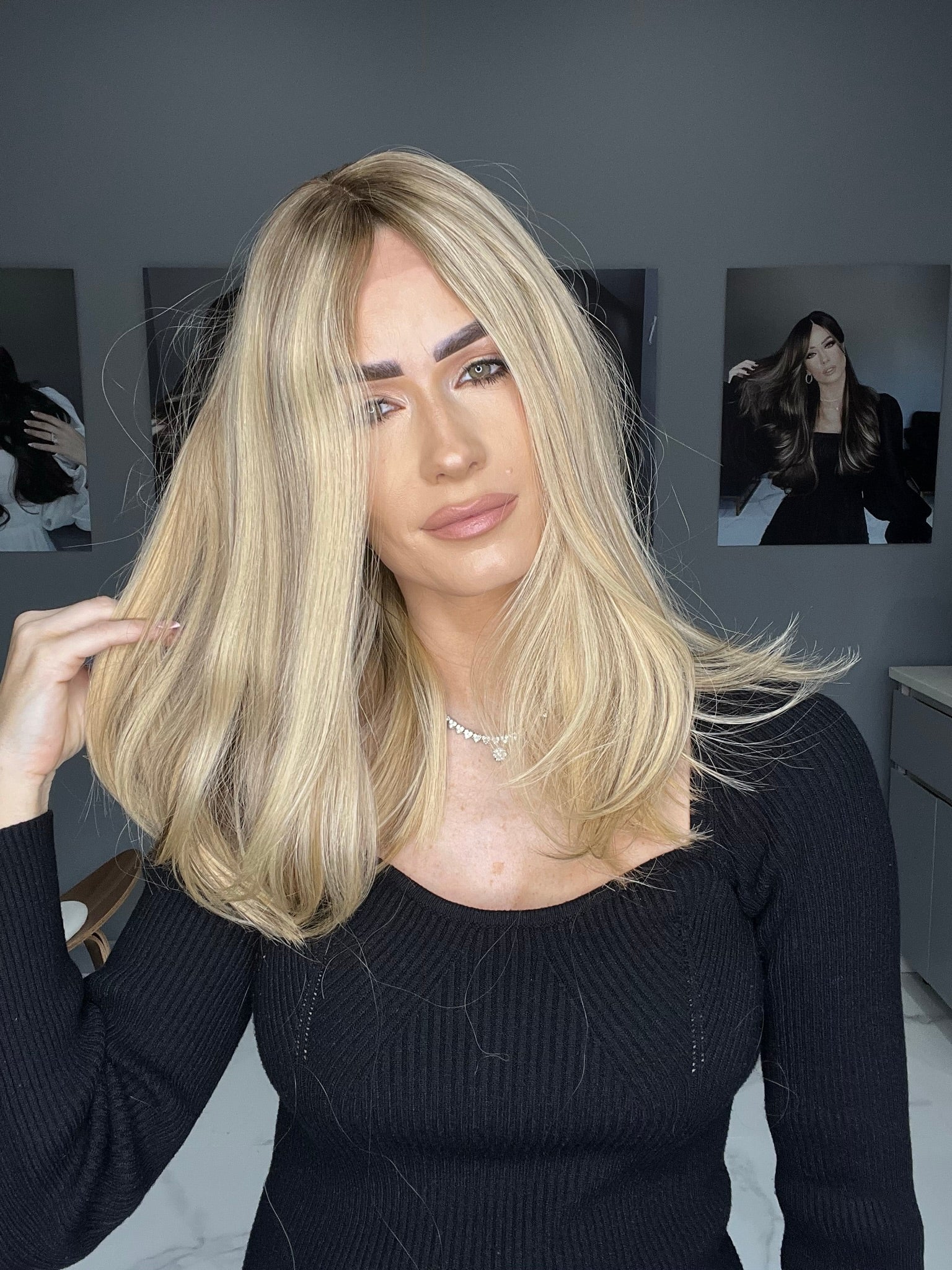 Beka Basic line 18" | Ice blond blend Wig