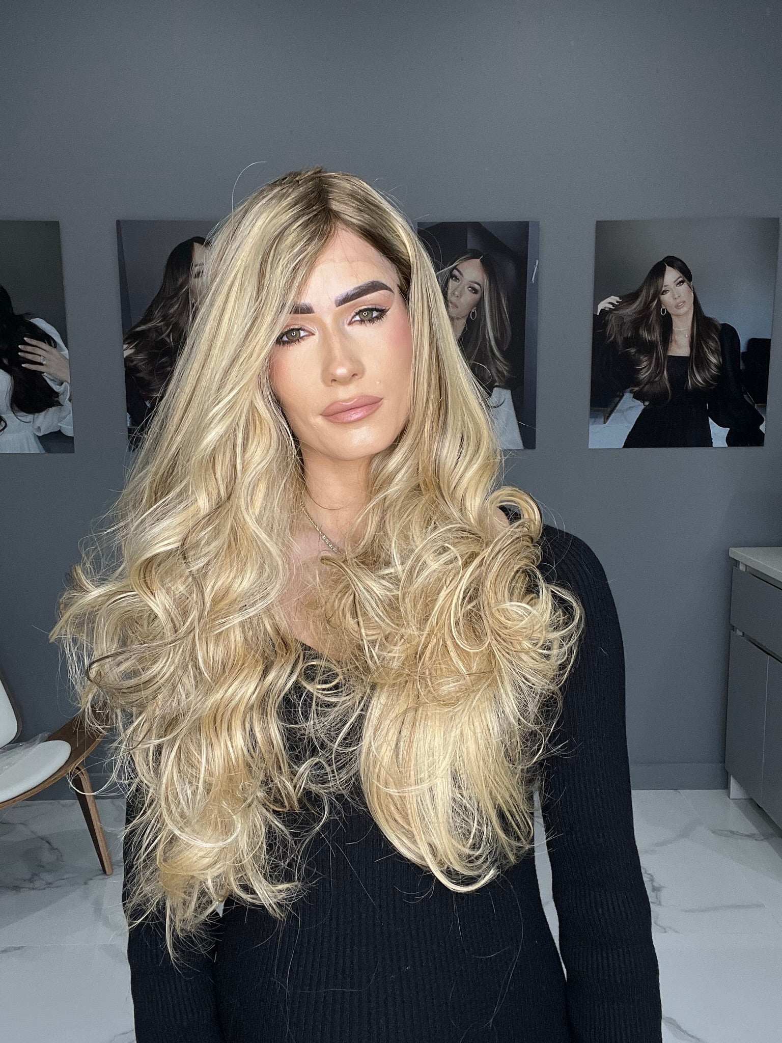 Beka Basic line 28" | Ice blond blend Wig