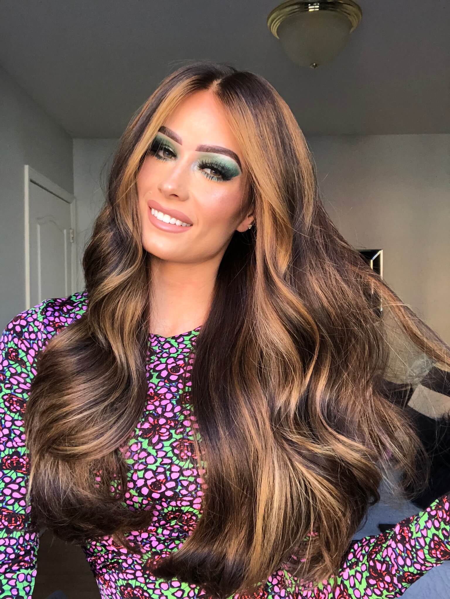 Beka 117 - caramel balayage with money pieces Wig