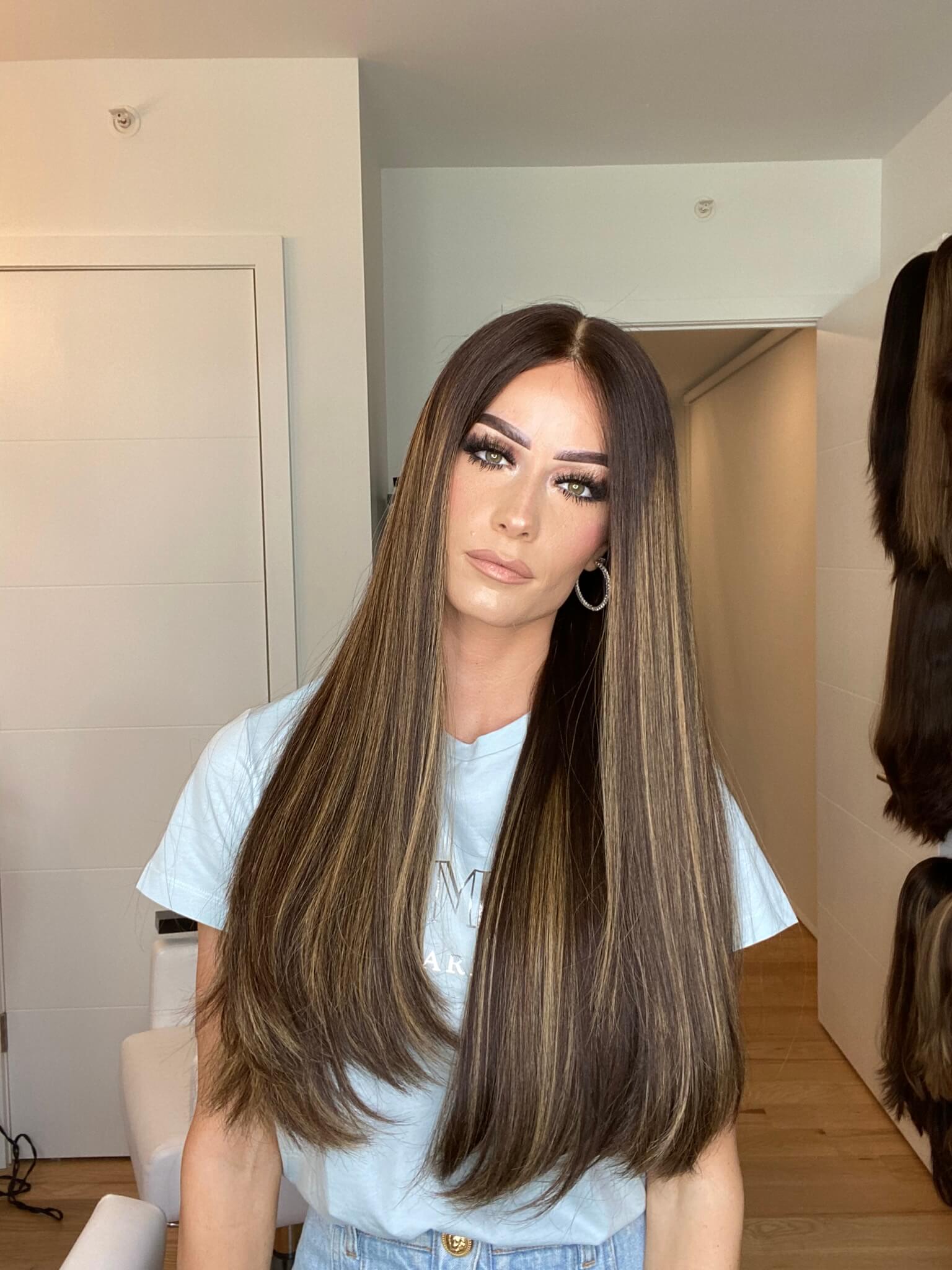 Beka 118 l brown with honey highlights Wig