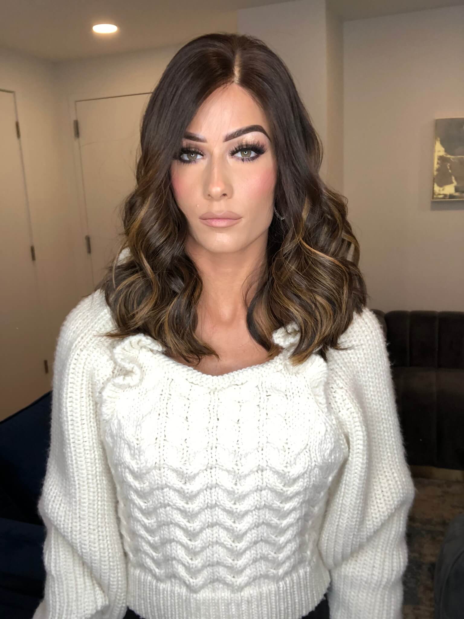 Beka 119 - brown with caramel highlights  Wig