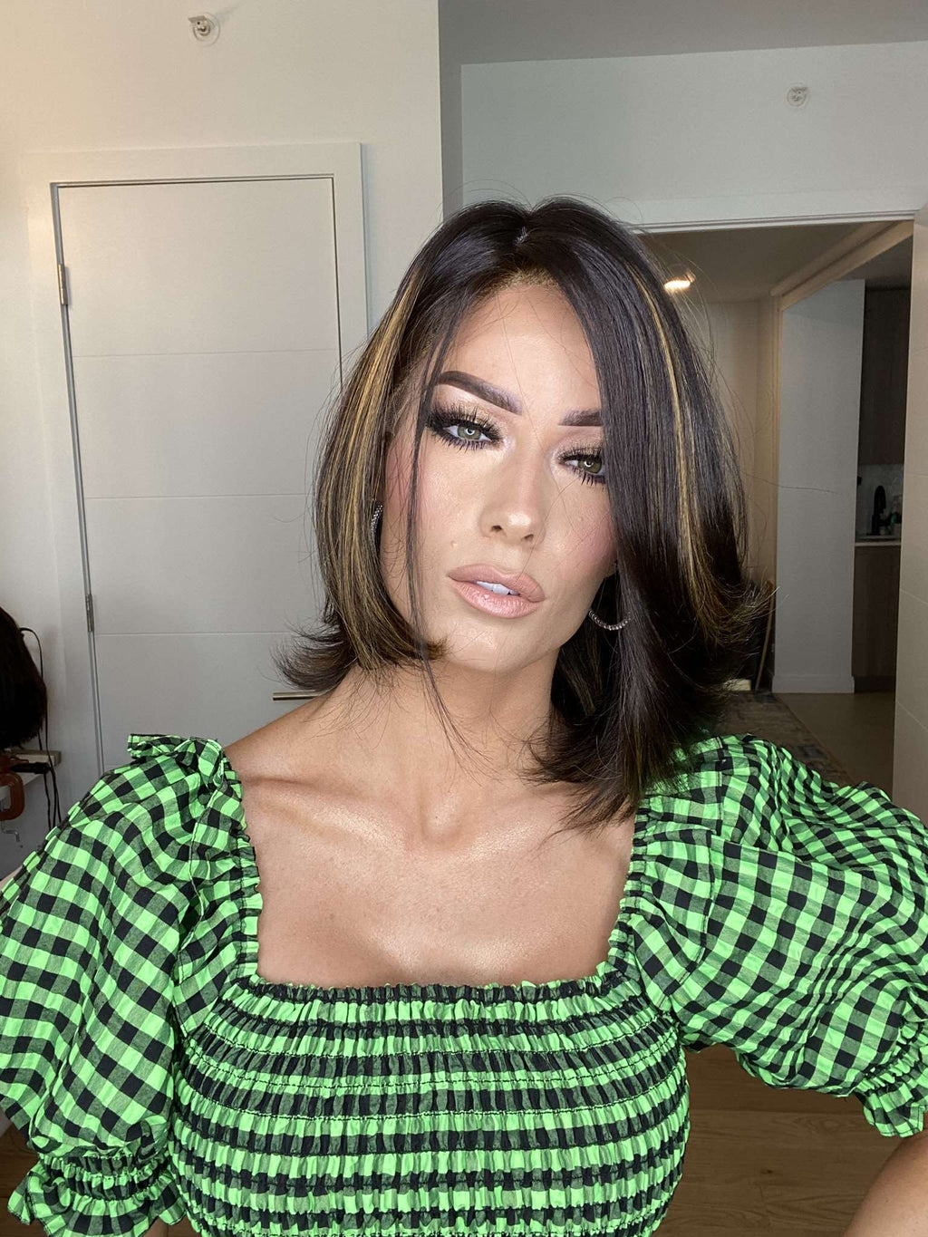 Beka 101 | Dark brown with blond highlights Wig