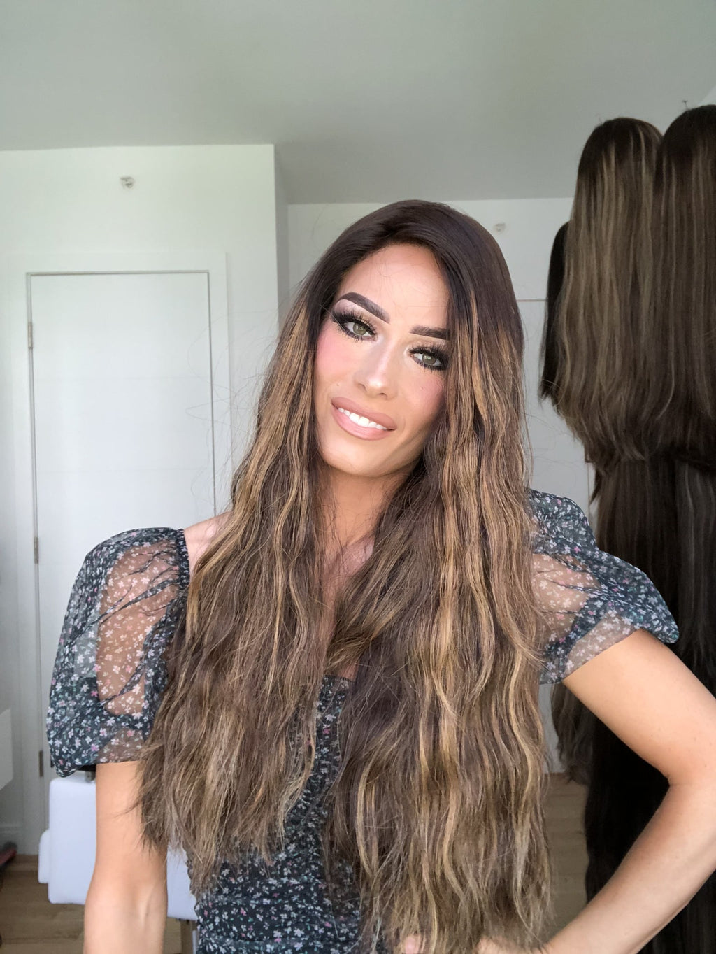 Beka 142 - Brown with honey highlights Wig